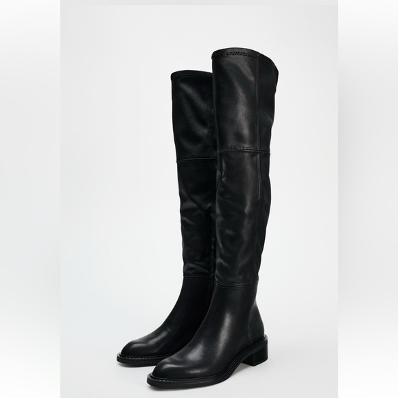NWT ZARA OVER KNEE BOOTS 
US 5 = EU 35

🚨FIRM PRICE NO DISCOUNT - Picture 2 of 13